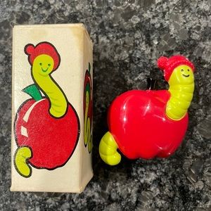 Vintage Avon 1974 Willy the Worm Pin Doterra Citrus Bliss Fragrance